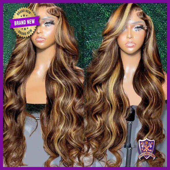 13x6 HD Lace Front Human Hair Wig 28 Inch Body Wave Glueless